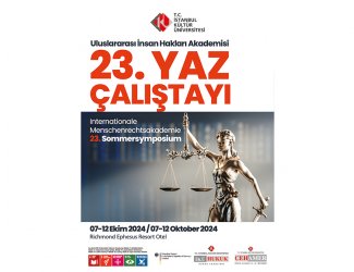 "Uluslararası İnsan Hakları Akademisi: 23. Yaz Çalıştayı"